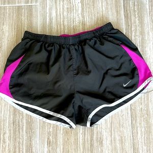 Nike Women’s Brown and Purple Dri-fit Shorts